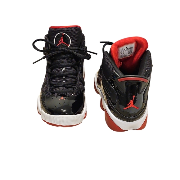 Nike Black and Red High-Top Sneakers - Picture 2 of 7